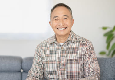 年配の男性の写真